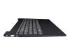 Keyboard incl. topcase DE (german) grey/blue original suitable for Lenovo IdeaPad S340-15API (81NC)