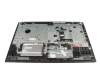 Keyboard incl. topcase DE (german) grey/grey (Fingerprint) suitable for Lenovo IdeaPad 320-17IKB (81BJ)