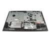 Keyboard incl. topcase DE (german) grey/grey for fingerprint scanner original suitable for Lenovo IdeaPad 320-17IKB (80XM)