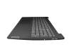Keyboard incl. topcase DE (german) grey/grey original suitable for Lenovo IdeaPad 3-15IGL05 (81WQ)