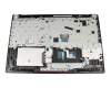 Keyboard incl. topcase DE (german) grey/grey original suitable for Lenovo IdeaPad 320-15IKB (80XN)