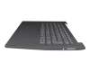 Keyboard incl. topcase DE (german) grey/grey original suitable for Lenovo V14-ADA (82C6)