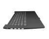 Keyboard incl. topcase DE (german) grey/grey original suitable for Lenovo V14-IKB (81YA)