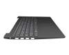 Keyboard incl. topcase DE (german) grey/grey original suitable for Lenovo V15-IGL (82C3)