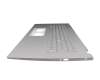 Keyboard incl. topcase DE (german) grey/grey with backlight original suitable for Acer Aspire 5 (A517-53)