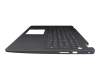 Keyboard incl. topcase DE (german) grey/grey with backlight original suitable for Dell Inspiron 15 (3502)