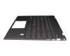 Keyboard incl. topcase DE (german) grey/grey with backlight original suitable for HP Envy x360 13-ar0900
