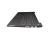 Keyboard incl. topcase DE (german) grey/grey with backlight original suitable for Lenovo IdeaPad 5-15ARE05 (81YQ)