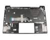 Keyboard incl. topcase DE (german) grey/grey with backlight original suitable for Lenovo IdeaPad S530-13IWL (81J7)