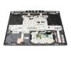 Keyboard incl. topcase DE (german) grey/grey with backlight original suitable for Lenovo Legion Slim 5-16APH8 (82Y9)