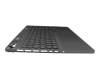 Keyboard incl. topcase DE (german) grey/grey with backlight original suitable for Lenovo Legion Slim 5-16IRH8 (82YA/83D6)