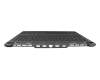 Keyboard incl. topcase DE (german) grey/grey with backlight original suitable for Lenovo Legion Slim 5-16IRH8 (82YA/83D6)