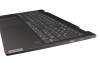Keyboard incl. topcase DE (german) grey/grey with backlight original suitable for Lenovo Yoga C740-15IML (81TD)