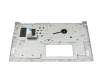 Keyboard incl. topcase DE (german) grey/silver original suitable for Asus F1704VA