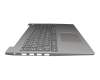 Keyboard incl. topcase DE (german) grey/silver original suitable for Lenovo IdeaPad 3-15ITL05 (81X8)