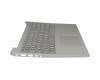 Keyboard incl. topcase DE (german) grey/silver original suitable for Lenovo IdeaPad 330S-15AST (81F9)