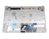 Keyboard incl. topcase DE (german) silver/silver (Fingerprint) original suitable for HP 15-dw3000