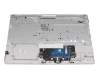 Keyboard incl. topcase DE (german) silver/silver suitable for HP 17-by4000