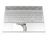 Keyboard incl. topcase DE (german) silver/silver with backlight (GTX graphics card) original suitable for HP Pavilion 15-cs1600