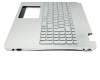 Keyboard incl. topcase DE (german) silver/silver with backlight original suitable for Asus ROG GL551JW