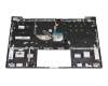 Keyboard incl. topcase DE (german) silver/silver with backlight original suitable for HP Envy 13-ba0000