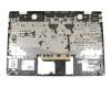 Keyboard incl. topcase DE (german) silver/silver with backlight original suitable for HP Pavilion 13-an0300