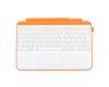 Keyboard incl. topcase DE (german) white/orange original suitable for Asus Transformer Mini T102HA