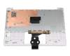 Keyboard incl. topcase DE (german) white/silver original suitable for HP Stream 11-ak0000