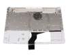 Keyboard incl. topcase DE (german) white/white with backlight original suitable for HP 15s-eq0000