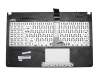 Keyboard incl. topcase ES (spanish) black/black original suitable for Asus X501U