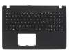 Keyboard incl. topcase FR (french) black/black original suitable for Asus F552EP