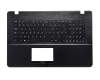 Keyboard incl. topcase FR (french) black/black original suitable for Asus R752LDV
