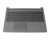 Keyboard incl. topcase FR (french) black/black original suitable for HP 255 G7