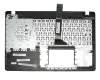 Keyboard incl. topcase FR (french) black/grey original suitable for Asus F550CA