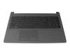 Keyboard incl. topcase FR (french) black/grey original suitable for HP ProBook 440 G5