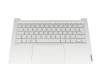 Keyboard incl. topcase FR (french) grey/grey with backlight original suitable for Lenovo Yoga Slim 7 Pro 14IAP7 (82SV)