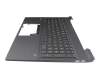 Keyboard incl. topcase FR (french) silver/black with backlight original suitable for HP Victus 16-e1000