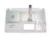 Keyboard incl. topcase FR (french) white/white original suitable for Asus F751LD