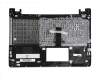 Keyboard incl. topcase GR (greek) black/silver original suitable for Asus R505CB