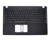 Keyboard incl. topcase IT (italian) black/black original suitable for Asus X551CA