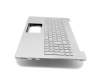 Keyboard incl. topcase PO (portuguese) silver/silver with backlight original suitable for Asus ROG G550JX