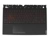 Keyboard incl. topcase RU (russian) black/black with backlight original suitable for Lenovo Legion Y540-15IRH-PG0 (81SY)