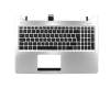 Keyboard incl. topcase SF (swiss-french) black/silver original suitable for Asus S56CA