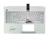 Keyboard incl. topcase SF (swiss-french) black/white original suitable for Asus F501U