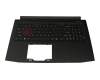 Keyboard incl. topcase US (english) black/black with backlight original suitable for Acer Predator Helios 300 (PH315-51)