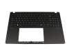 Keyboard incl. topcase US (english) black/black with backlight original suitable for Asus K5504VAB