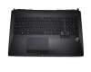 Keyboard incl. topcase US (english) black/black with backlight original suitable for Asus ROG G750JH