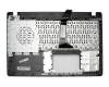 Keyboard incl. topcase US (english) black/grey original suitable for Asus F550CA