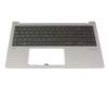 Keyboard incl. topcase US (english) black/grey with backlight original suitable for Asus UM3504DA