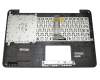 Keyboard incl. topcase US (english) black/silver original suitable for Asus K555LJ